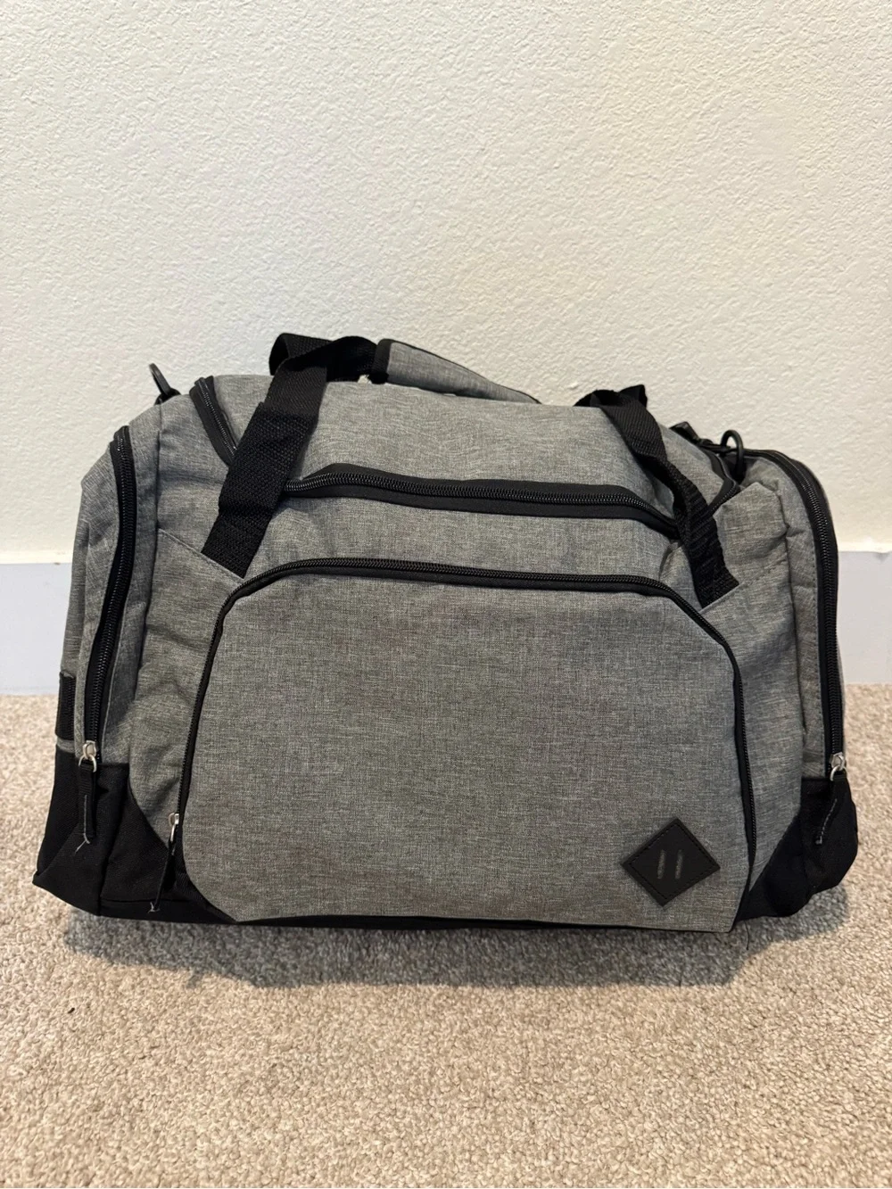 Gray Google Duffle Bag